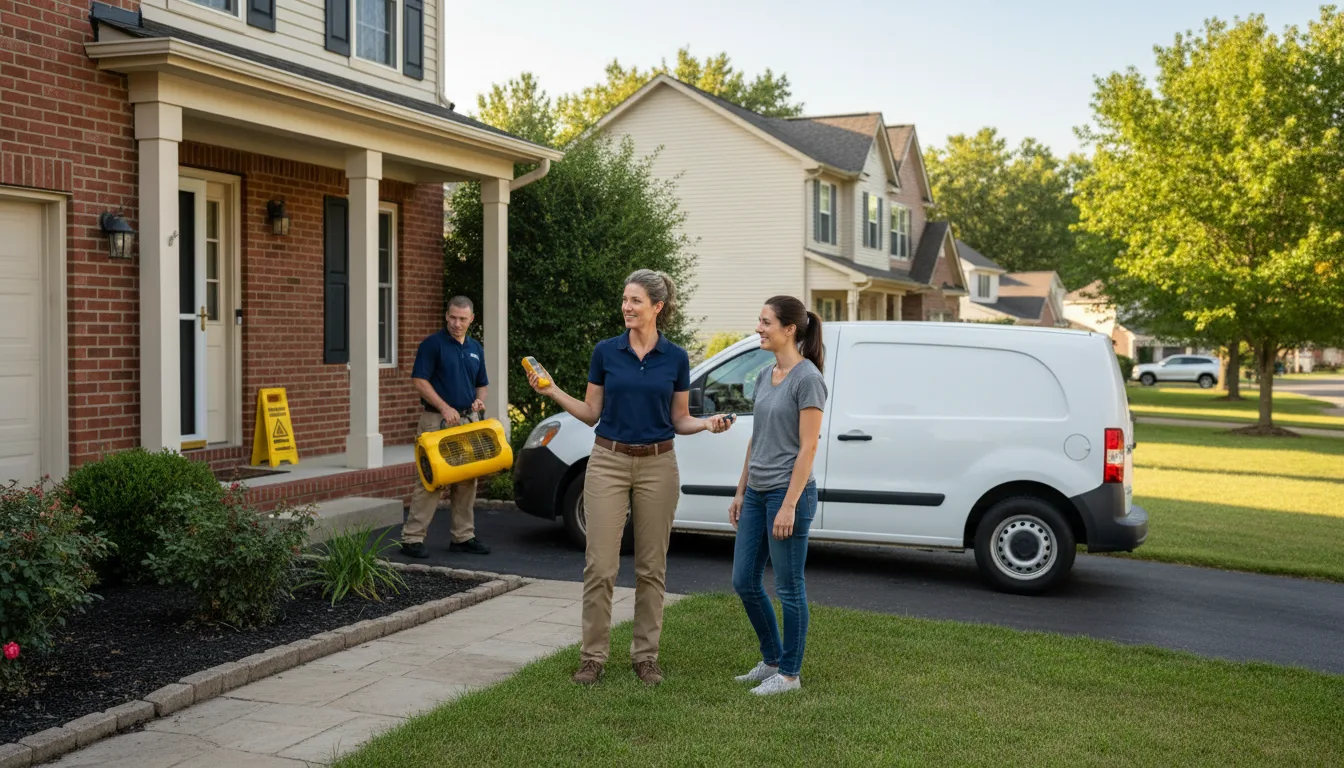 Water restoration image for Dehumidification And Cleanup Services in Salem, WI
